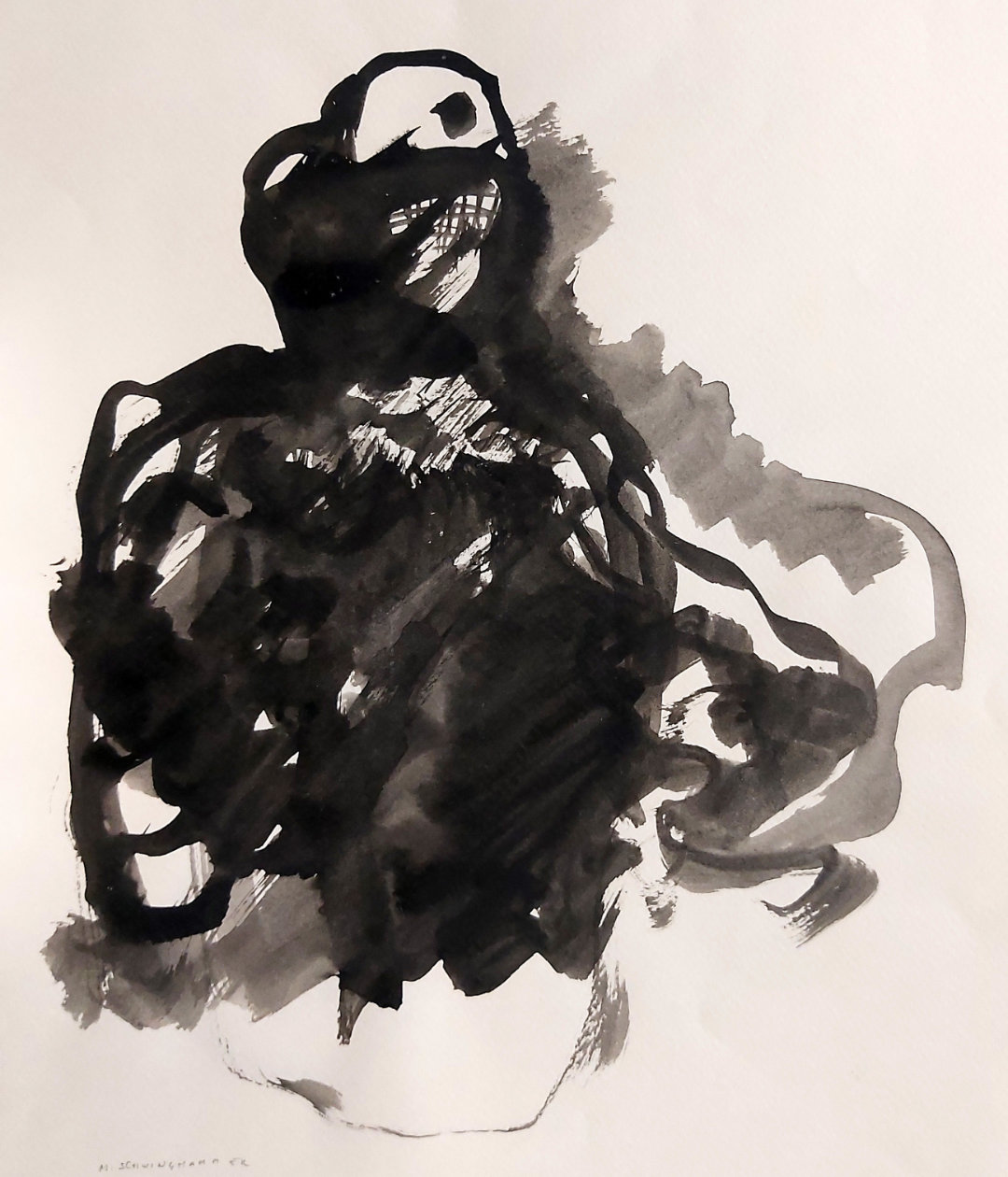Schwarz auf Papier